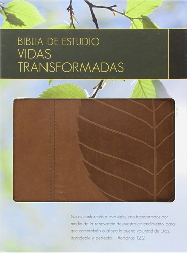 Imagen 2 de 4 de Biblia De Estudio Vidas Transformadas Reina Valera 1960 Piel