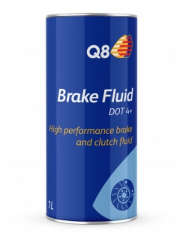Liquido De Frenos Q8 Brake Fluid Dot 4+ - 1 L