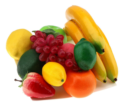10 Pcs Frutas Artificiales De Decoración Hogareña Plã...