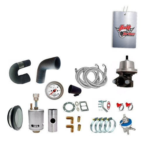 Imagem 4 de 4 de Kit Turbo Vw Ap Farol Mi + Turbina Master Power Apl