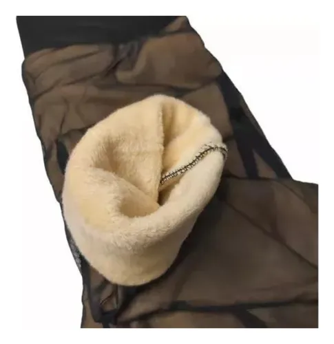 Calza Efecto Piel Mujer Invierno Forro Piel