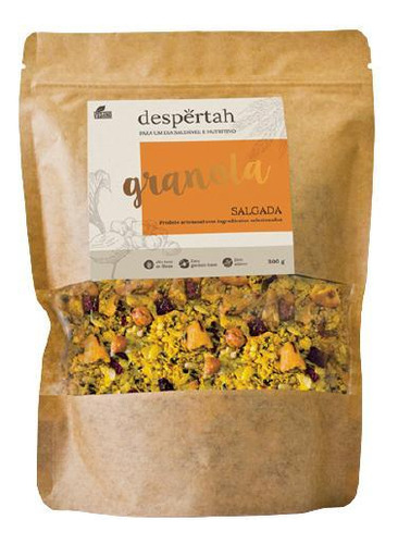 Kit 6x: Granola Salgada Grãos/sementes Despertah 300g