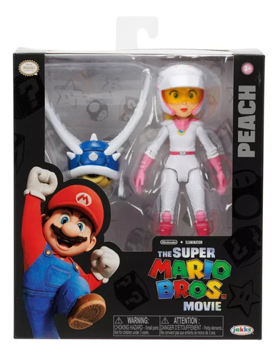 Super Mario Bros Movie Figura Peach Mario Kart Articulado