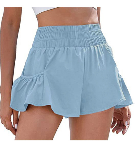 Pantalones Cortos De Verano Con Cintura Para Correr, De Colo