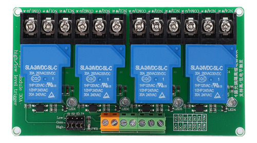 Módulo De Relé De Componentes Electrónicos, Circuito De 4 Ca