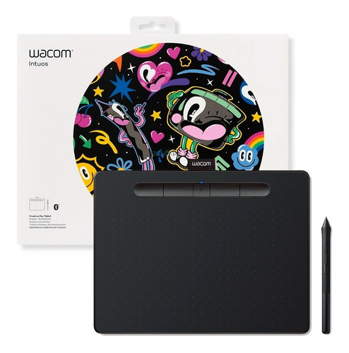 Imagen 1 de 1 de Wacom Intuos Comfort Plus Pb M / Black / Ctl6100wlk0