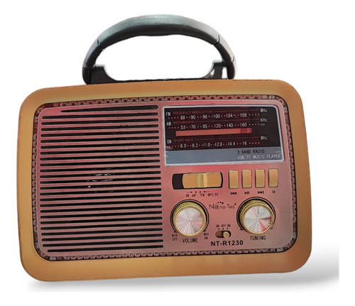 Radio Vintage 3 Bandas Con Bluetooth