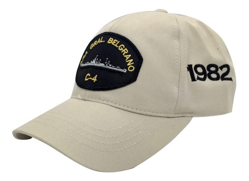 Imagen 3 de 6 de Gorra Ara General Belgrano C4 Islas Malvinas Bordada