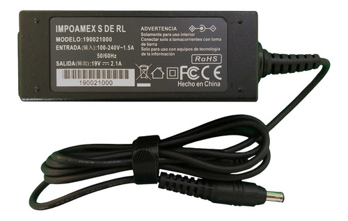 Cargador Lenovo Samsung 19v 2.1a 3.0mm Ad-4019s Pa-1400-14
