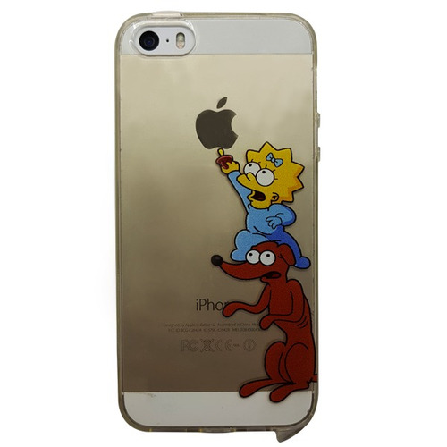 Estuche De Tpu Simpson Para iPhone 5 & 5 Macrotec