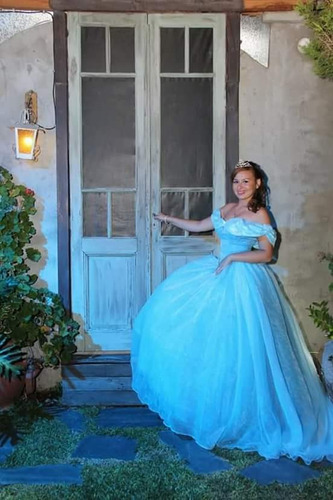 Vestido De 15 Cenicienta Alquiló...!!!