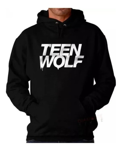 Blusa Moletom Teen Wolf Terror Série Lobo Adolescente Capuz