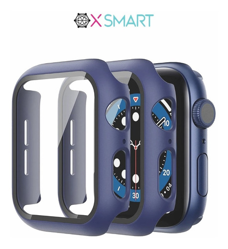 Capa Bumper Vidro +pulseira Compatível Apple Watch 45 E 41mm