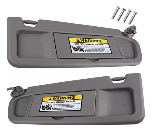 Par De Parasoles Atlas Grises For Honda Civic 2006-2011