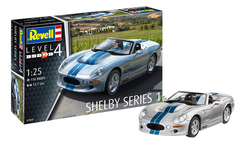 Revell Rv Shelby Series I Kit Modelo, Varios, Escala 1:25