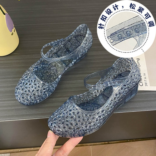 Sandalias Y Pantuflas De Plástico De Moda Para Mujer