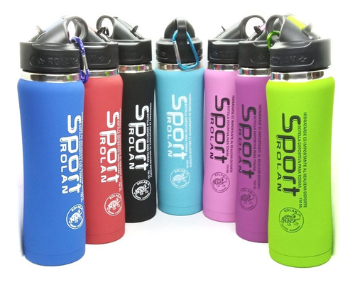 Imagen 5 de 5 de Botella Térmica Sport Pico Nuevo Frío Calor Silicona 750 Ml