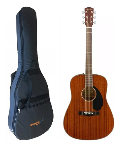 Guitarra Acustica Fender Cd60s Tapa Solida Caoba Con Funda
