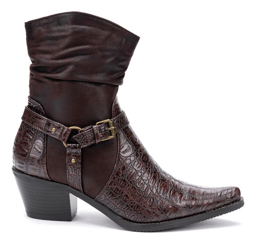 Bota Mujer Café Oscuro Zucca Thunder Blue