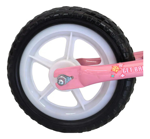 Bicicleta Getgo Balance Girl Rodada 10 Rosa/blanco