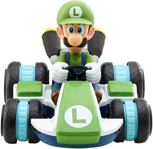 Imagem 3 de 6 de Super Mario Mariokart Veículo R;c Racer Luigi Candide