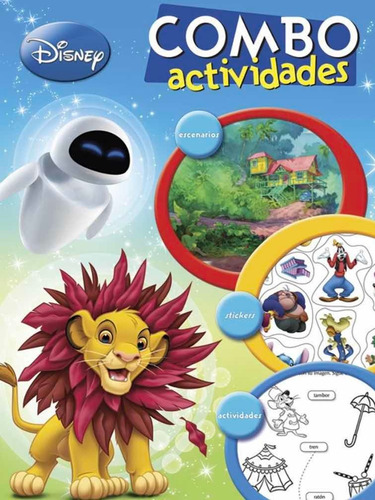 Libro Combo Actividades Disney Lectura Colorea Niños