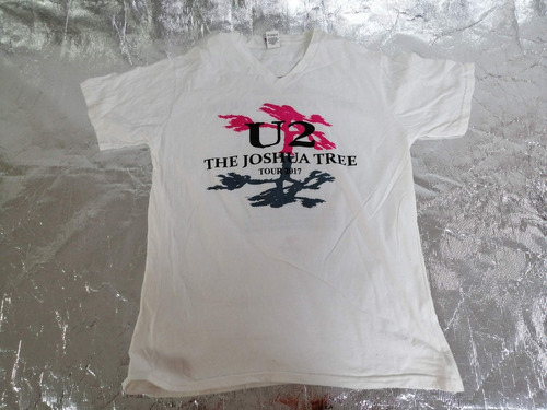 Playera Dama U2 The Joshua Tree Concierto Mexico Talla L 