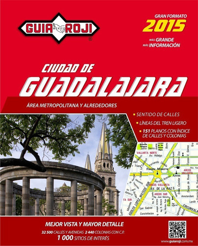 Guadalajara Libro Engargolado Guia Roji
