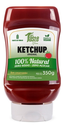 Ketchup Sem Conservantes 350g - Mrs Taste Green