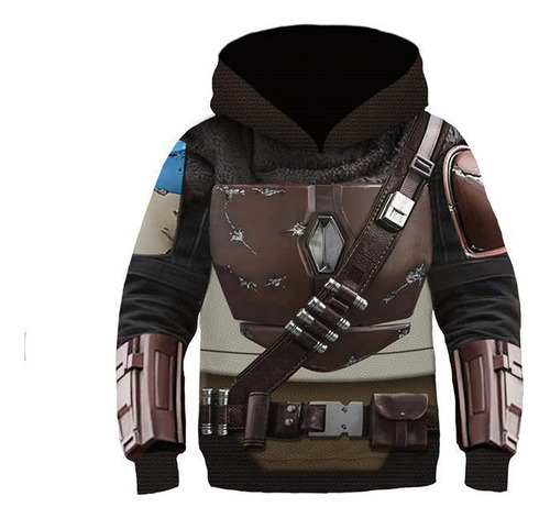 Sudadera Infantil Con Capucha Colección The Mandalorian