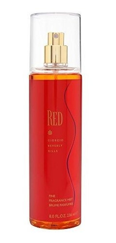 Red By Giorgio Beverly Hills Body Mist 8 Oz