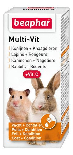 Beaphar Multi-vit Conejos Roedores 20 Ml Multivitaminico