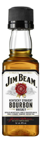 Miniatura Mini Jim Beam Bourbon Whiskey 50ml