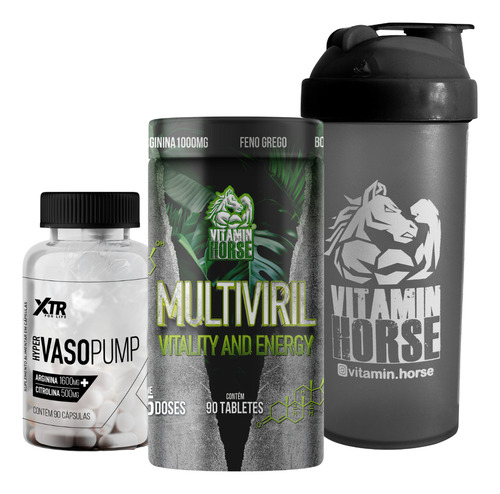 Kit Força E Resistência Com Vasopump + Multiviril