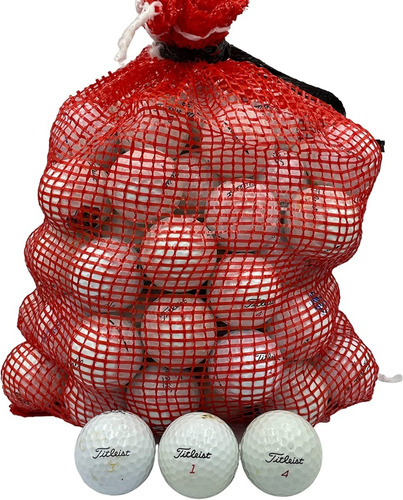 Pelotas De Practica Golf Titleist Recycled 48 Pack Blancas