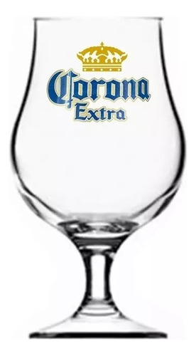 Copa Vidrio Dublin Cerveza Logo Corona Extra 400 Ml 
