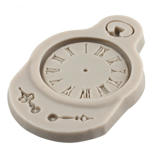 5pcs Molde Silicona Llave Vintage Ojo Reloje Fondant Resina