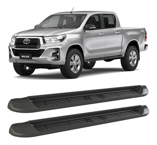 Estribo Lateral Toyota Hilux 2016 2017 2018 2019 2020 2021