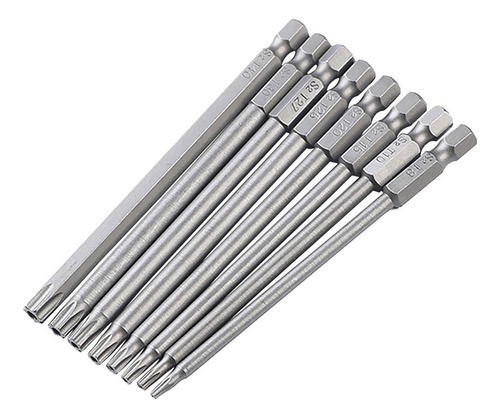 8pcs / Set Puntas De Destornillador Con Cabeza De Estrella