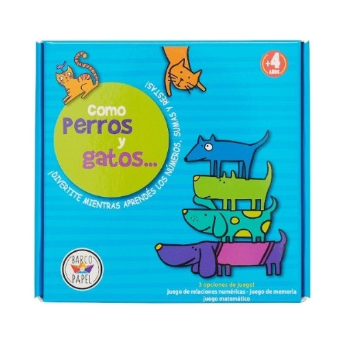 Como Perros Y Gatos: Juego Infantil Didactico Matematico Bdp