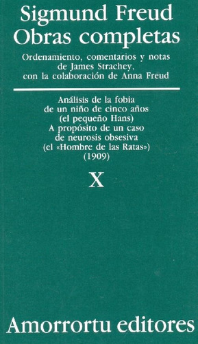 Libro Sigmund Freud Obras Completas Vol X Traducción José Ec
