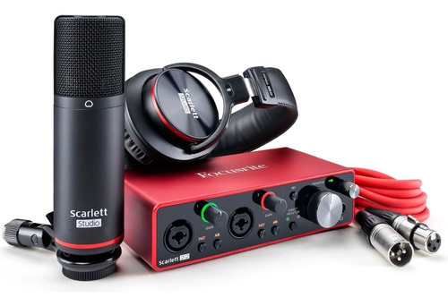 Focusrite Scarlett 2i2 Studio 3rd Gen Interfaz Audio + Combo