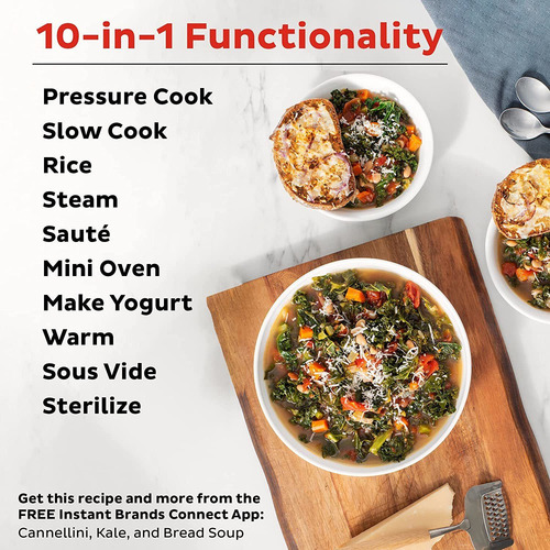 Olla Multi Función Instant Pot Pro 10en1, Eléctrica, 5.64lts