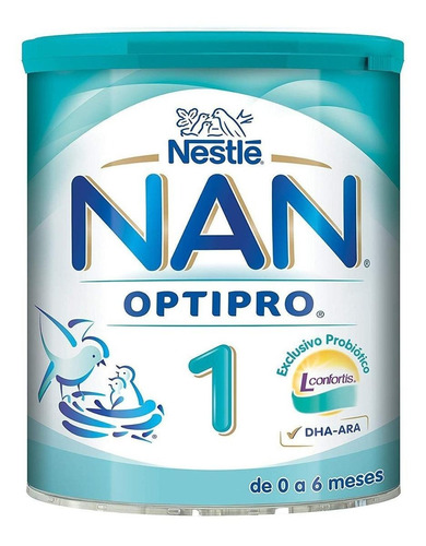 Imagen 1 de 1 de Leche de fórmula  en polvo sin gluten Nestlé Nan Optipro 1  en lata de 1.1kg - 0  a  6 meses