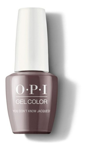 Opi Gelcolor You Don´t Know Jacques! Semipermanente - 15ml Color Gris oscuro