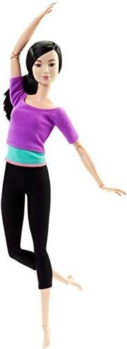 Muñeca Barbie Articulada Made To Move Purple Top Flexible