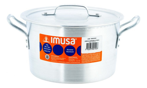 Olla Imusa 18cm En Aluminio Antiadherente