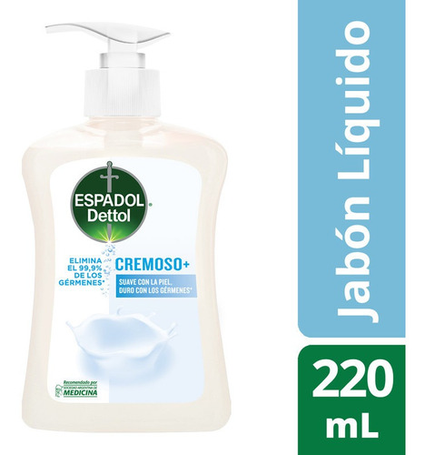 Jabon Liquido Espadol Cremoso Botella X 220 Ml