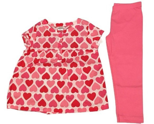 Carters Set 2 Piezas Camisa Manga Corta Y Calza