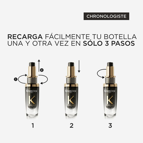 Kit Shampoo y Aceite Capilar Para Revitalizar el Cabello Kerastase Chronologiste